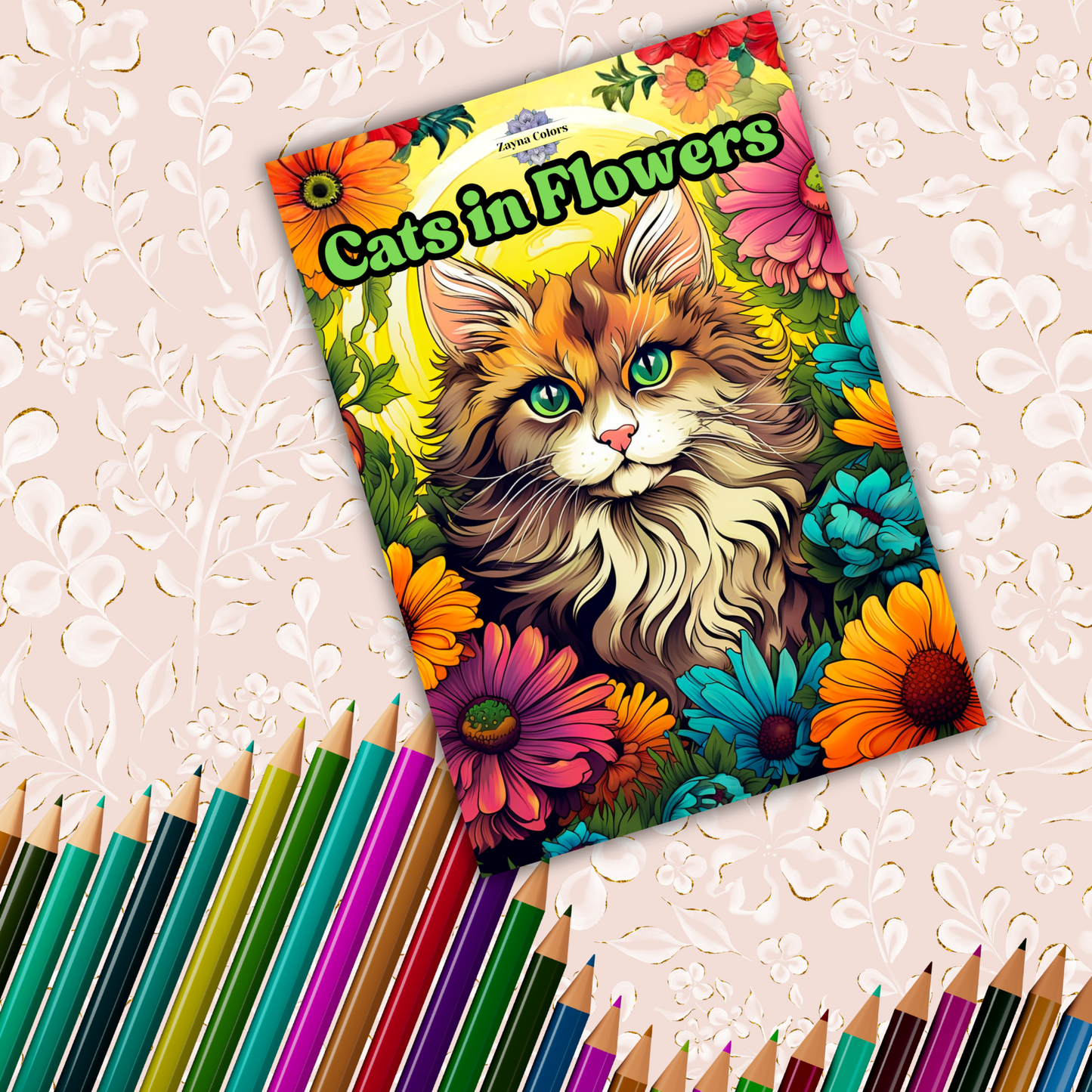 Cats in Flowers